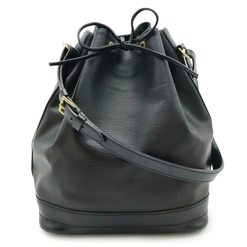LOUIS VUITTON Epi Noe Shoulder Bag Hobo Leather Noir Black